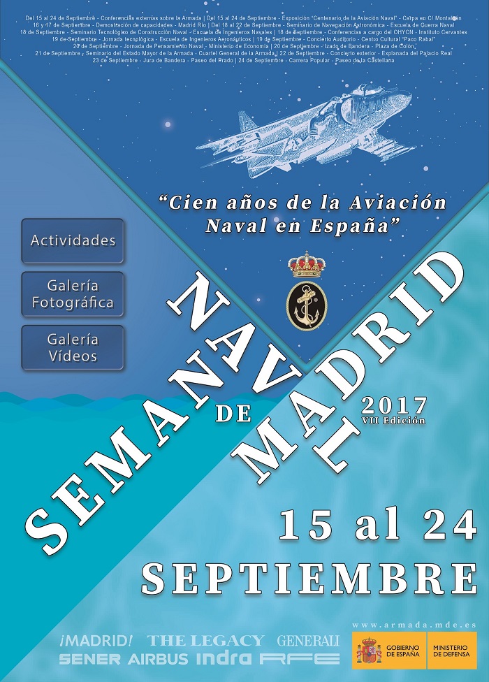 Cartel Semana Naval de Madrid 2017